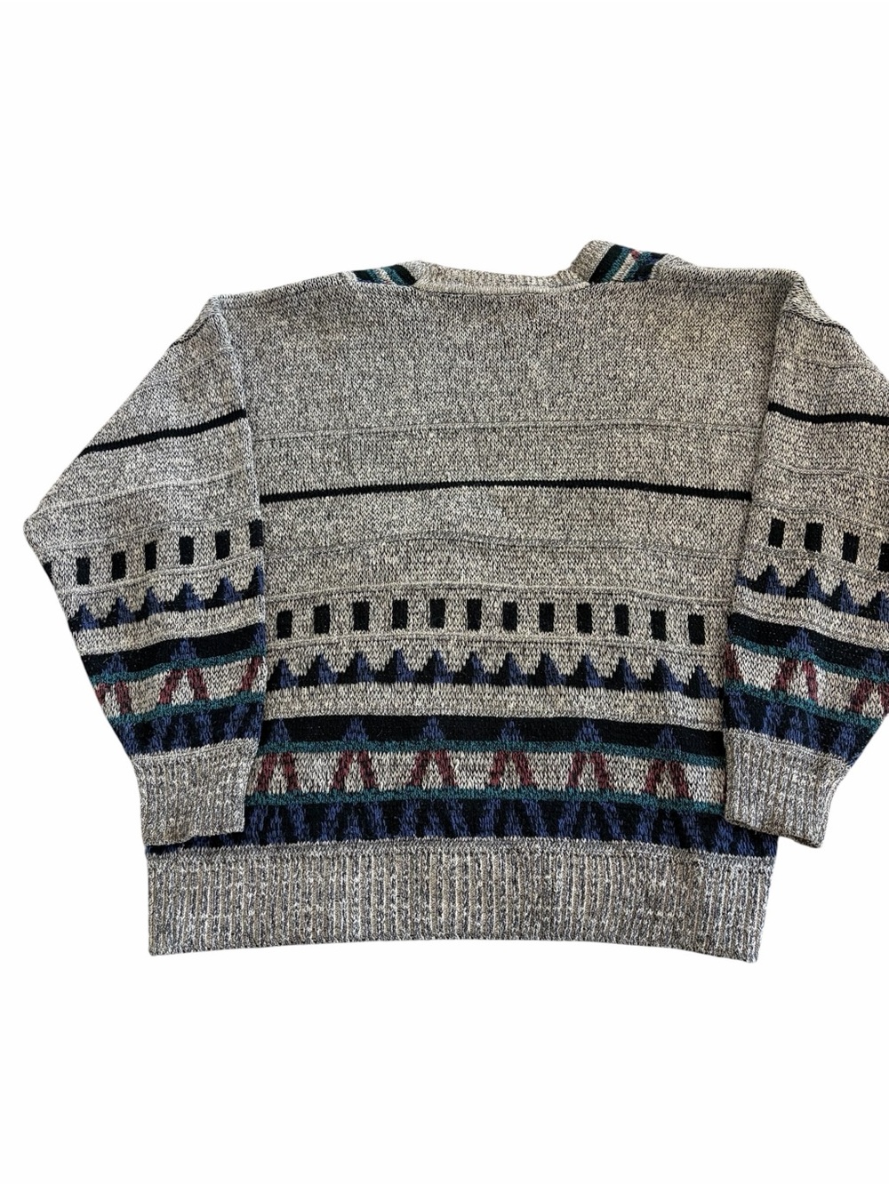 Vintage 90's Michael Gerald Ltd. Cardigan Grandpa Streetwear Sweater Size L - Picture 2 of 6